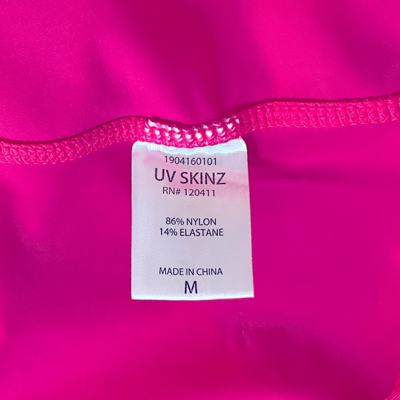 UV Skinz Long Sleeve Sun Swimwear UPF 50 Protection Top, Medium - Picture 6 of 7